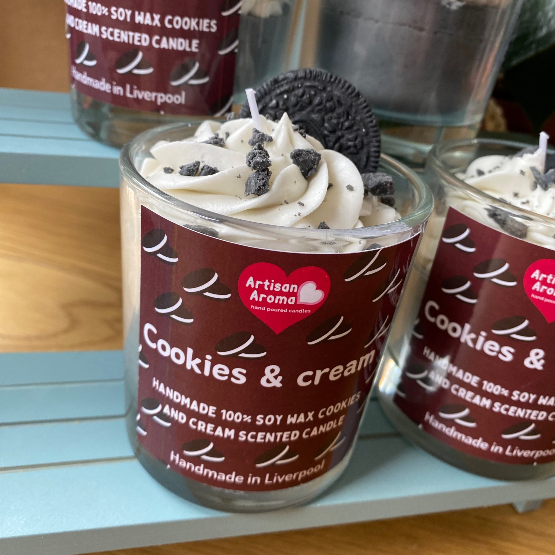 Cookie & Cream Scented Desert Candle