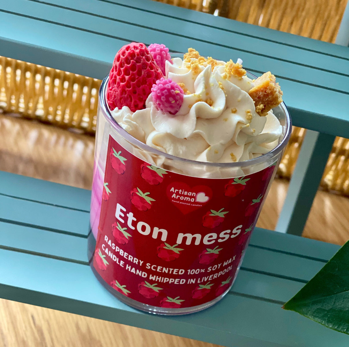 Eton Mess Raspberry Scented Desert Candle