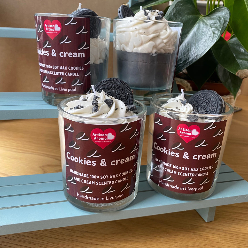 Cookie & Cream  Scented Desert Candle
