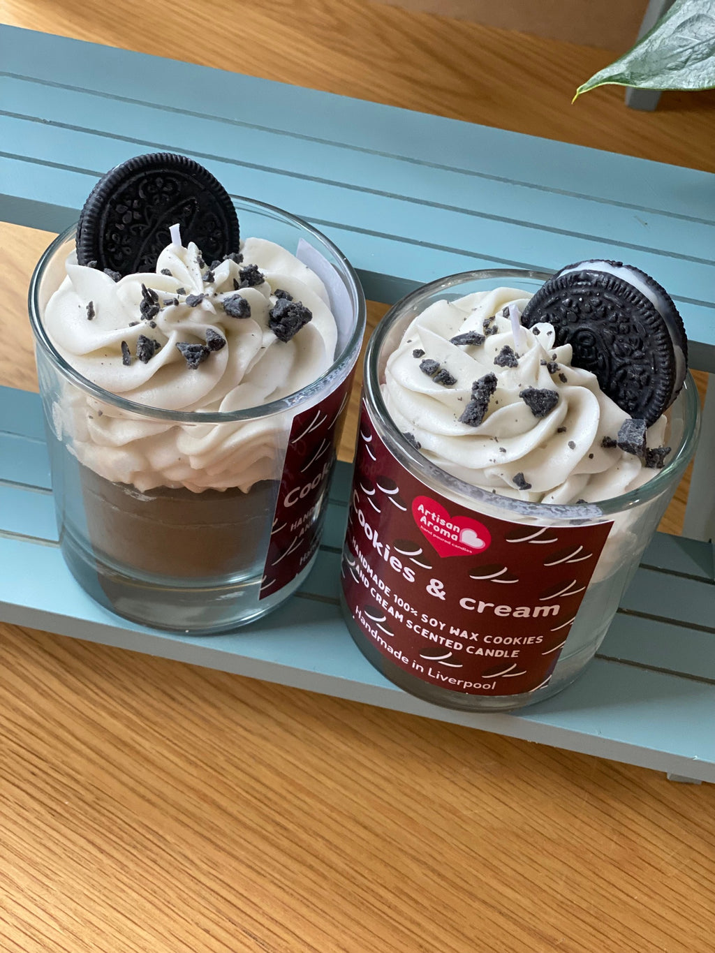 Cookie & Cream  Scented Desert Candle