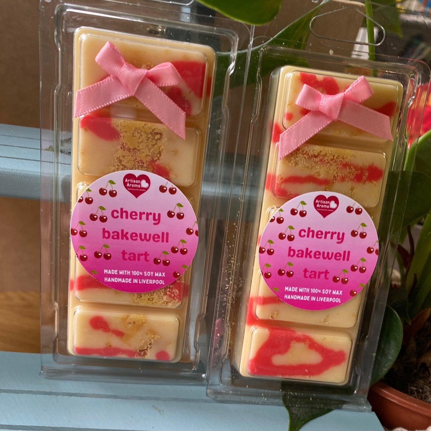 Cherry Bakewell Tart Wax Melt Snap Bar