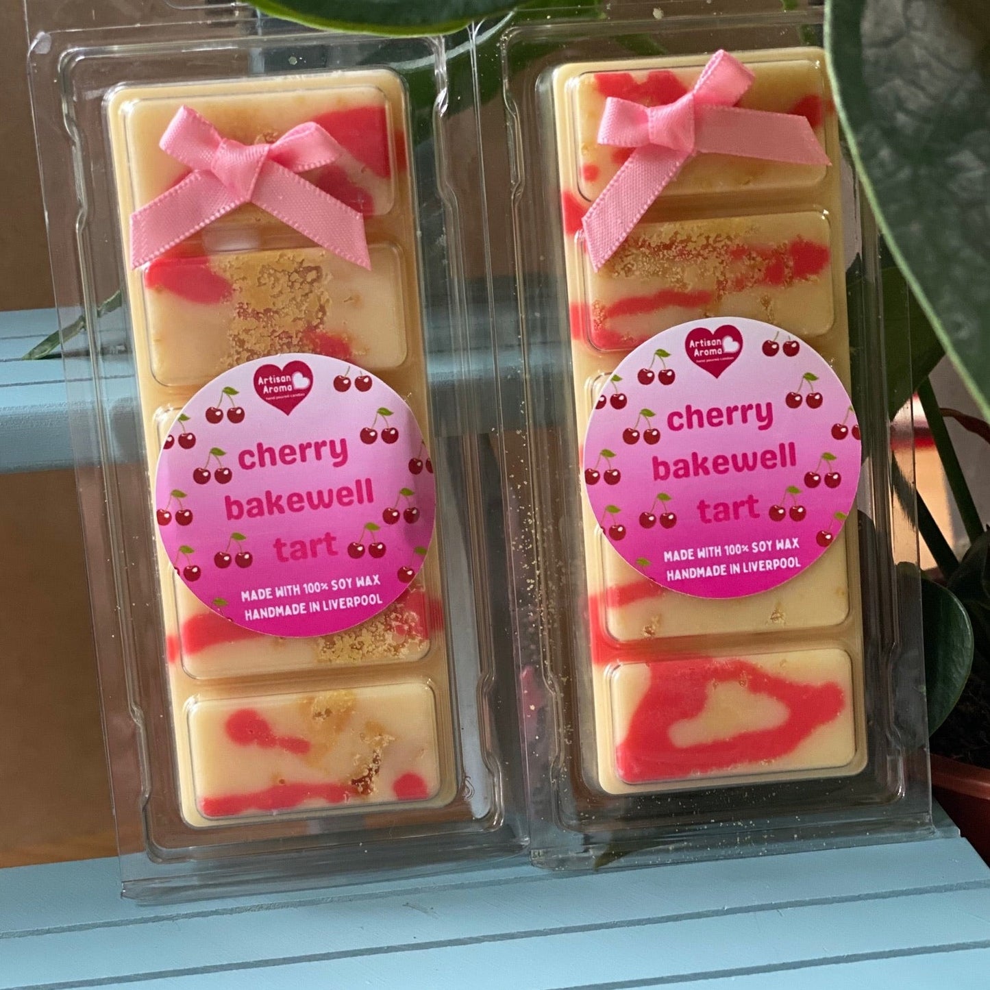 Cherry Bakewell Tart Wax Melt Snap Bar