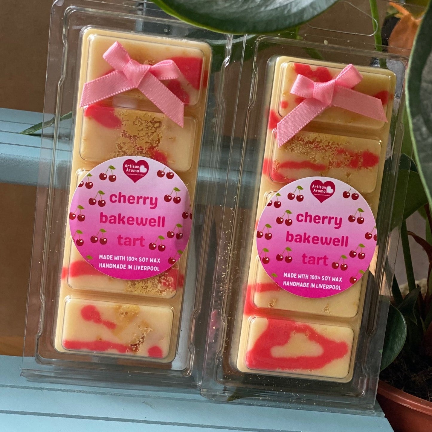 Cherry Bakewell Tart Wax Melt Snap Bar