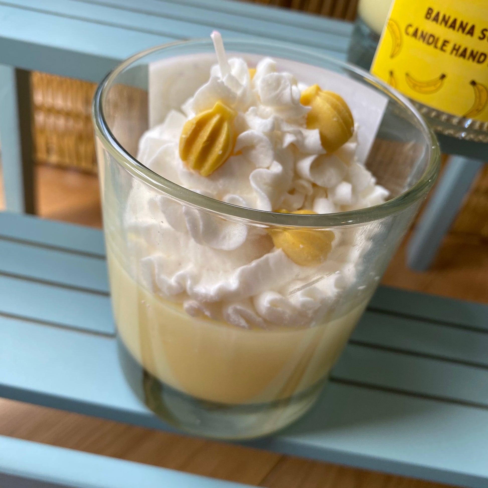 Banana Milkshake Scented Desert Cute Candle