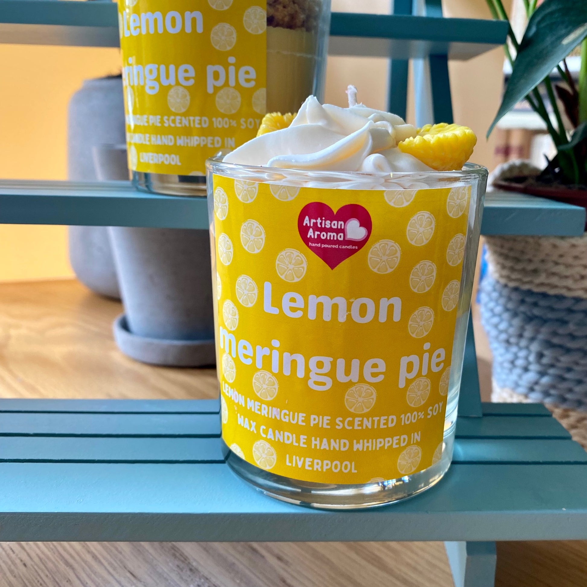 Lemon Meringue  Scented Desert Candle