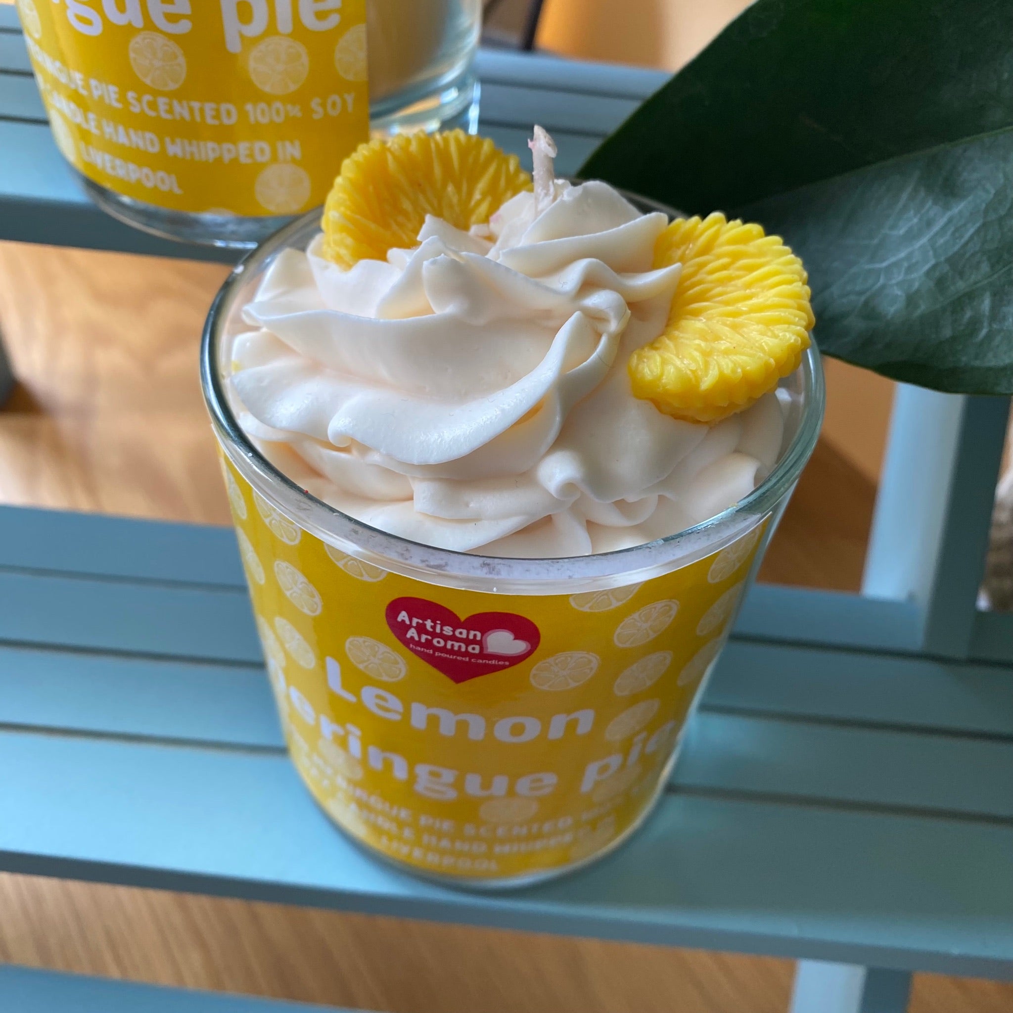 Lemon Meringue  Scented Desert Candle