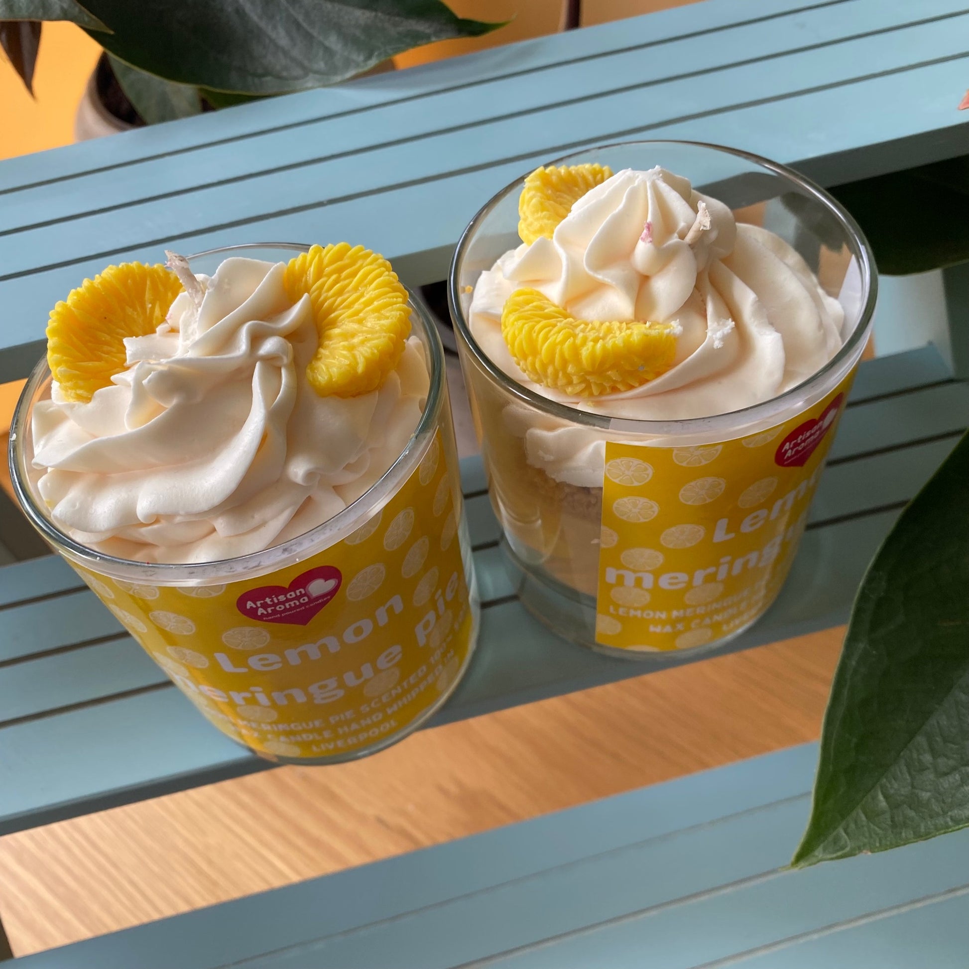 Lemon Meringue  Scented Desert Candle