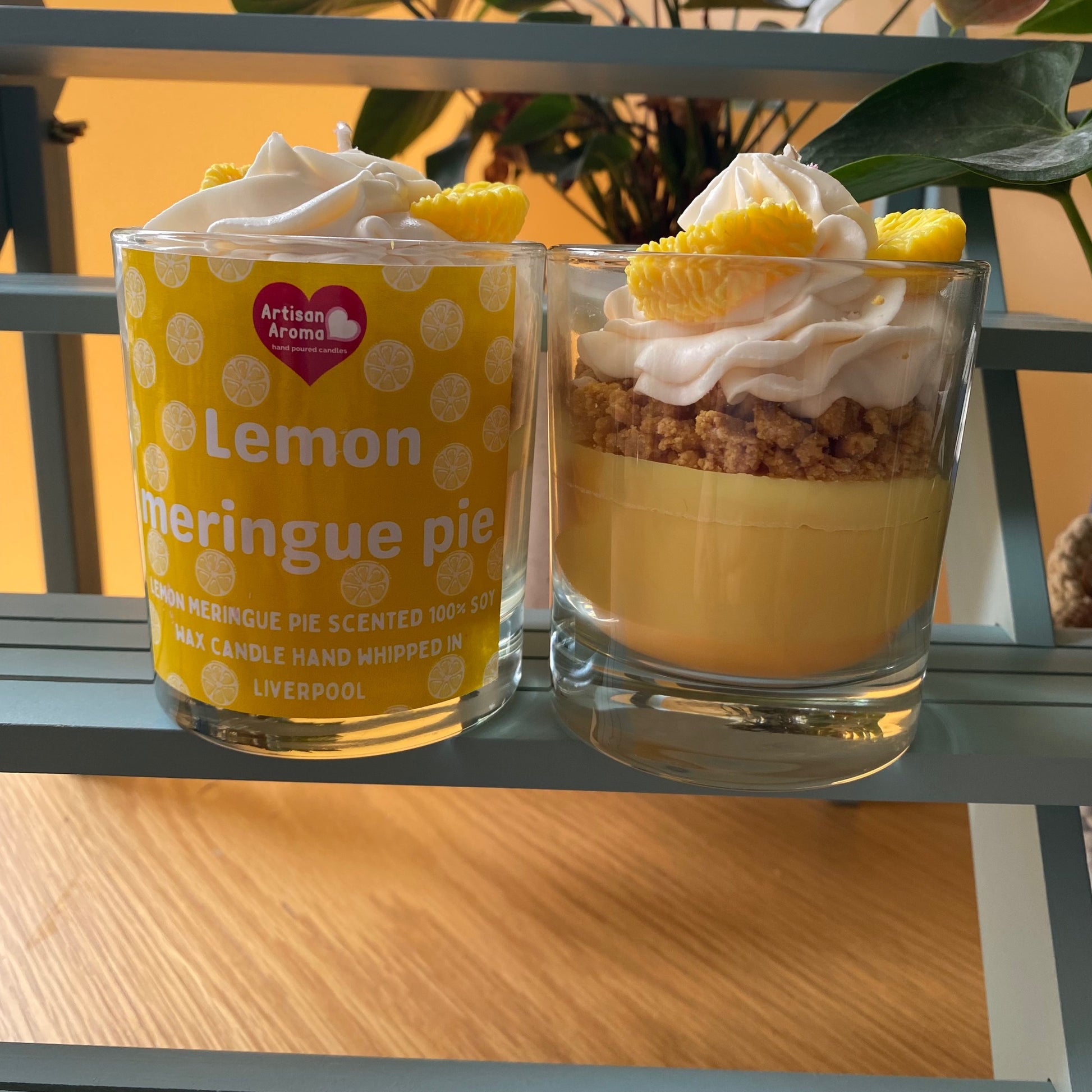 Lemon Meringue  Scented Desert Candle