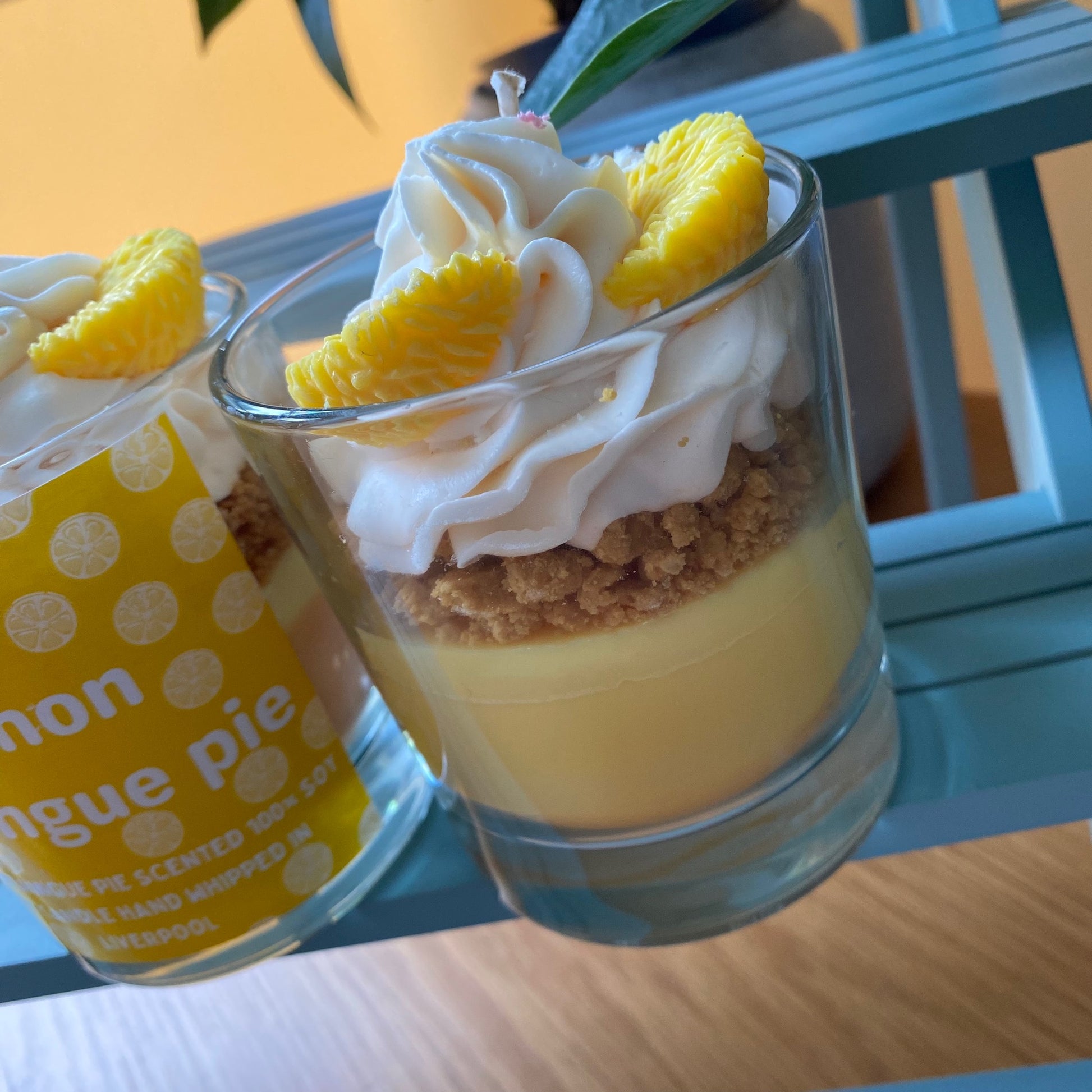 Lemon Meringue  Scented Desert Candle