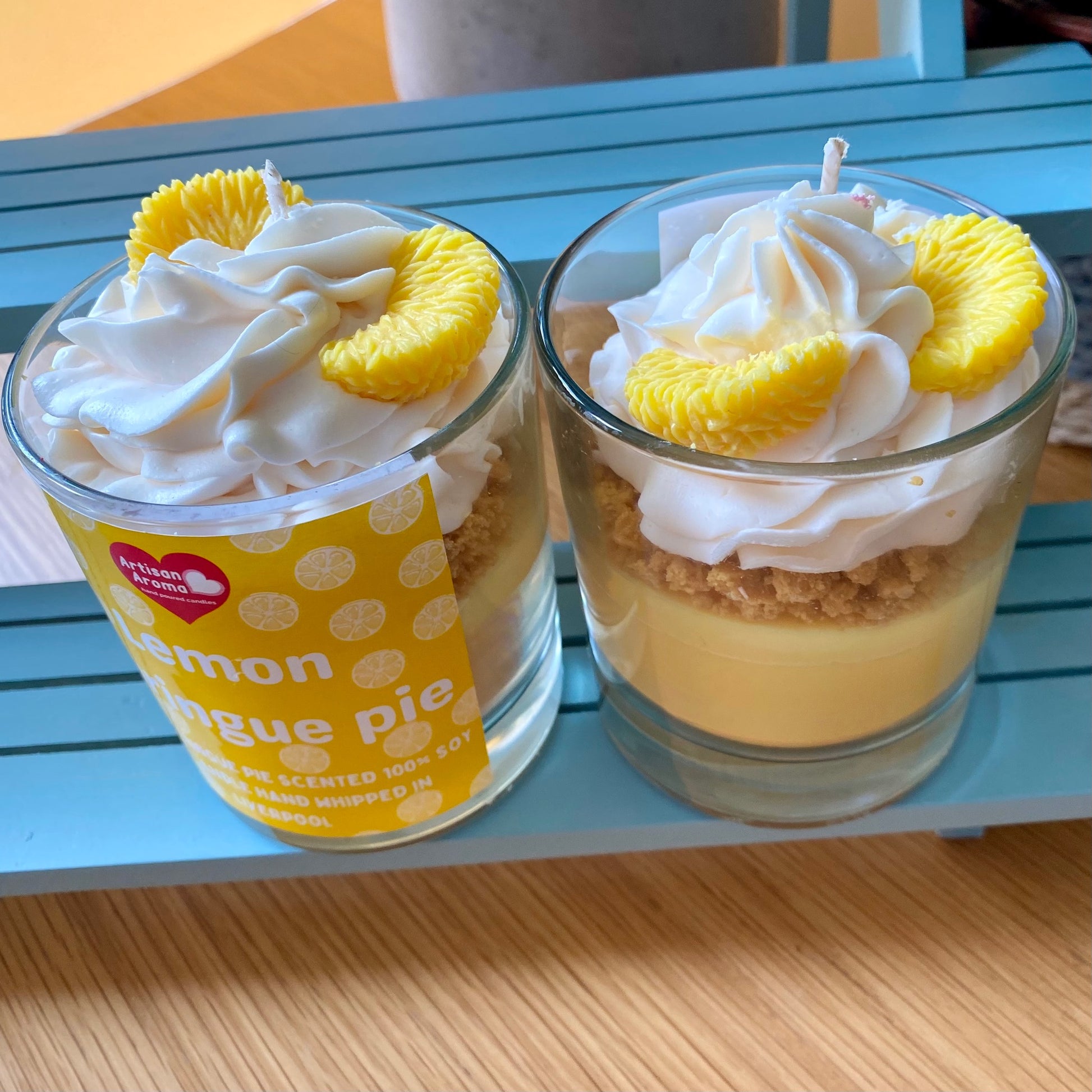 Lemon Meringue  Scented Desert Candle