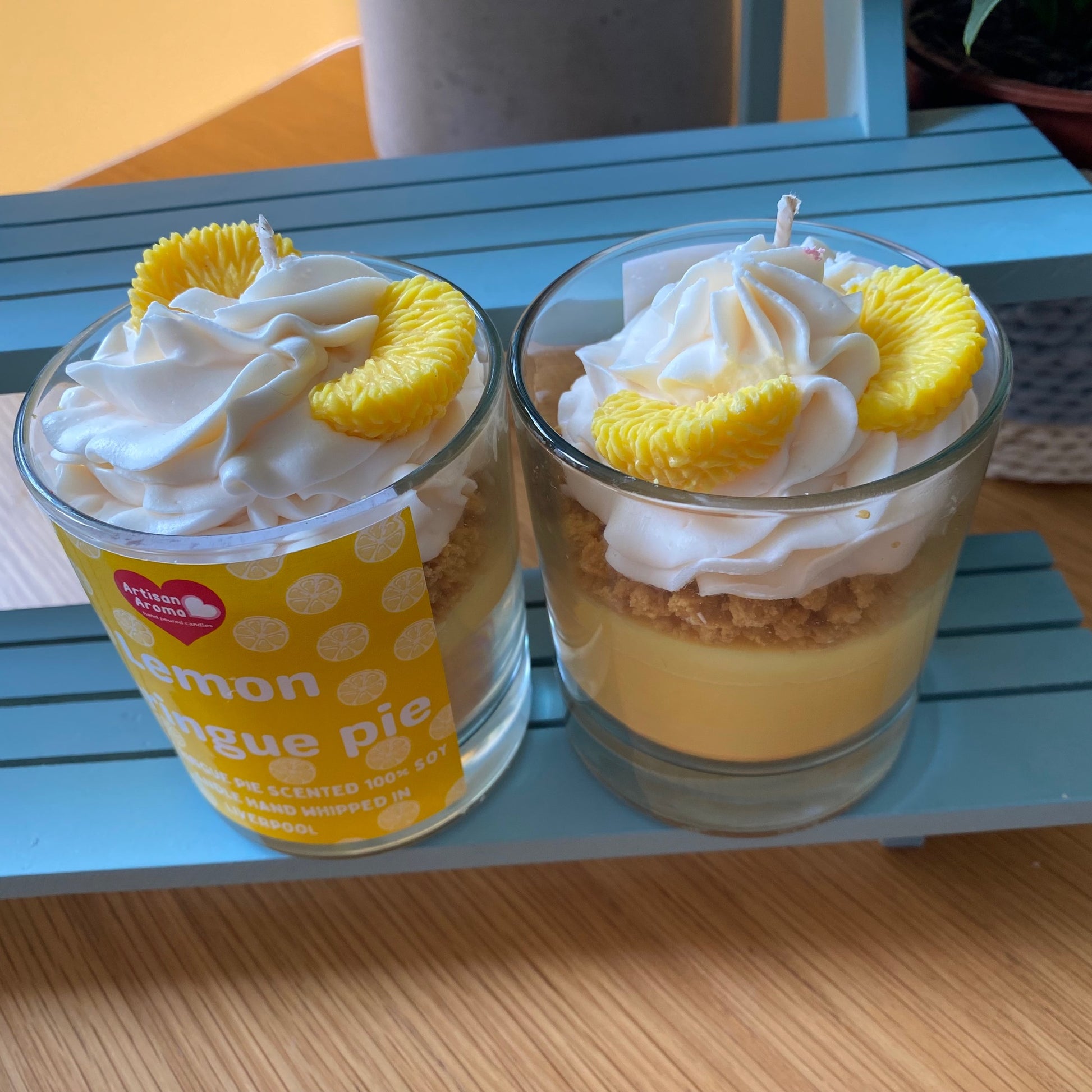 Lemon Meringue  Scented Desert Candle