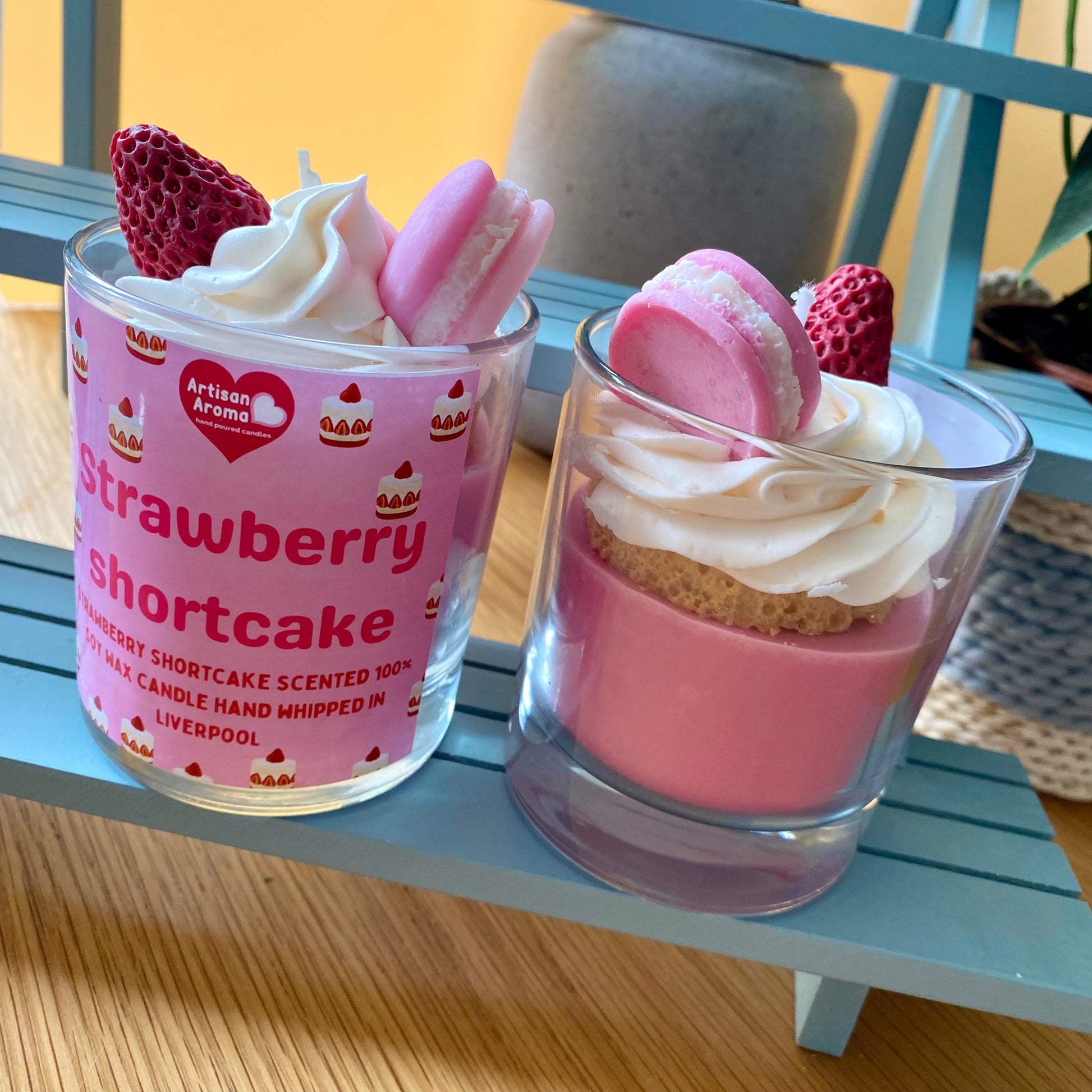 Strawberry Shortcake Scented Desert Candle