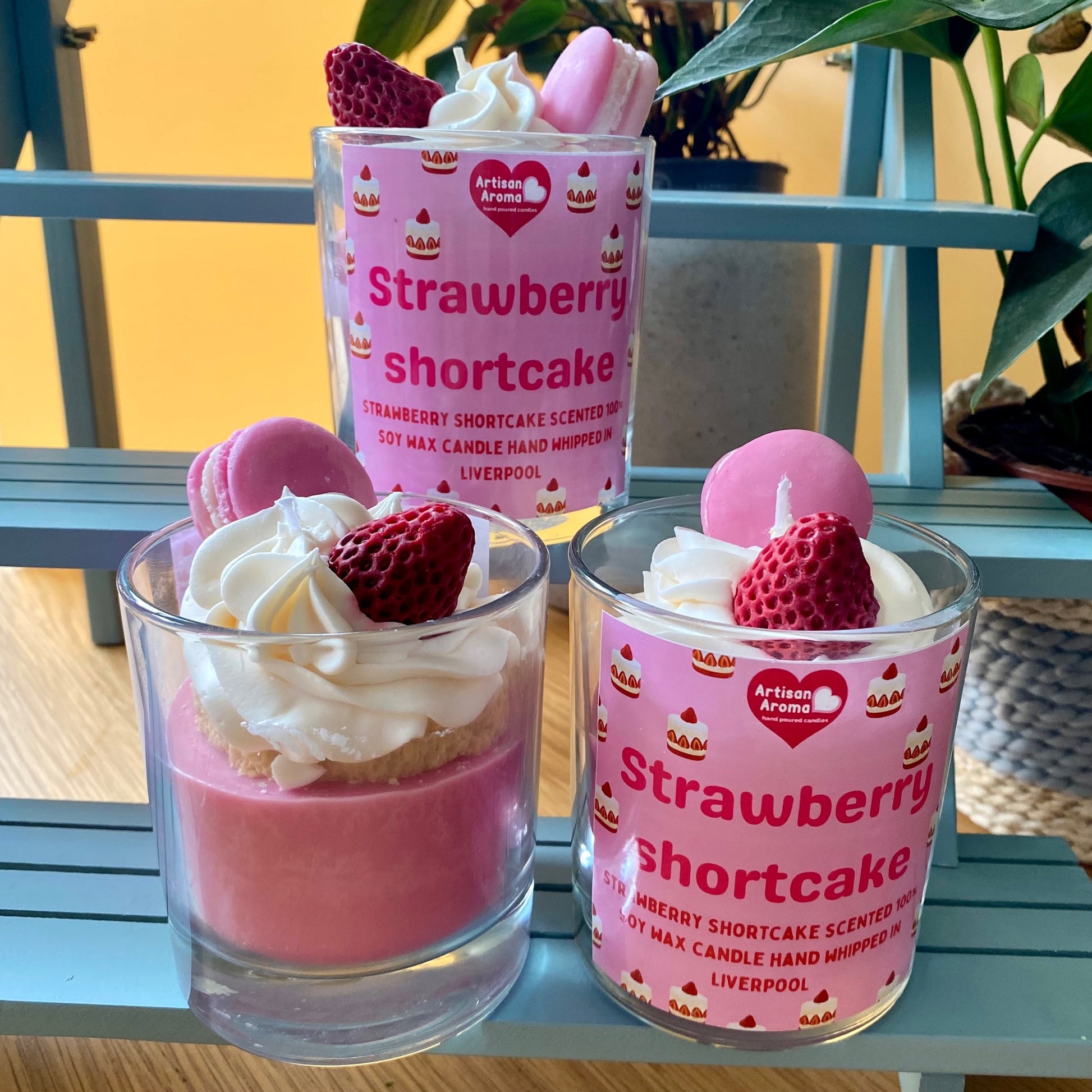 Strawberry Shortcake Scented Desert Candle