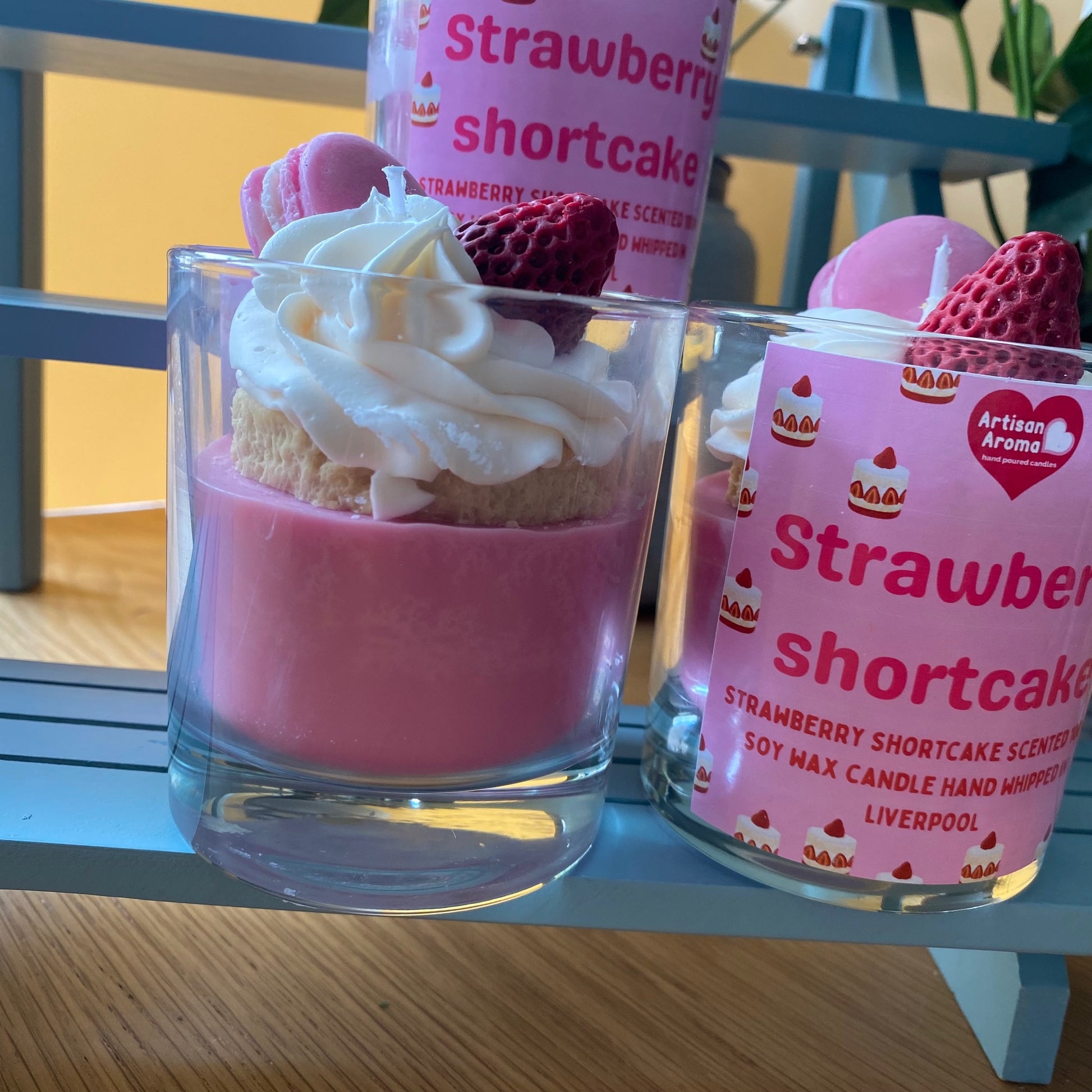 Strawberry Shortcake Scented Desert Candle