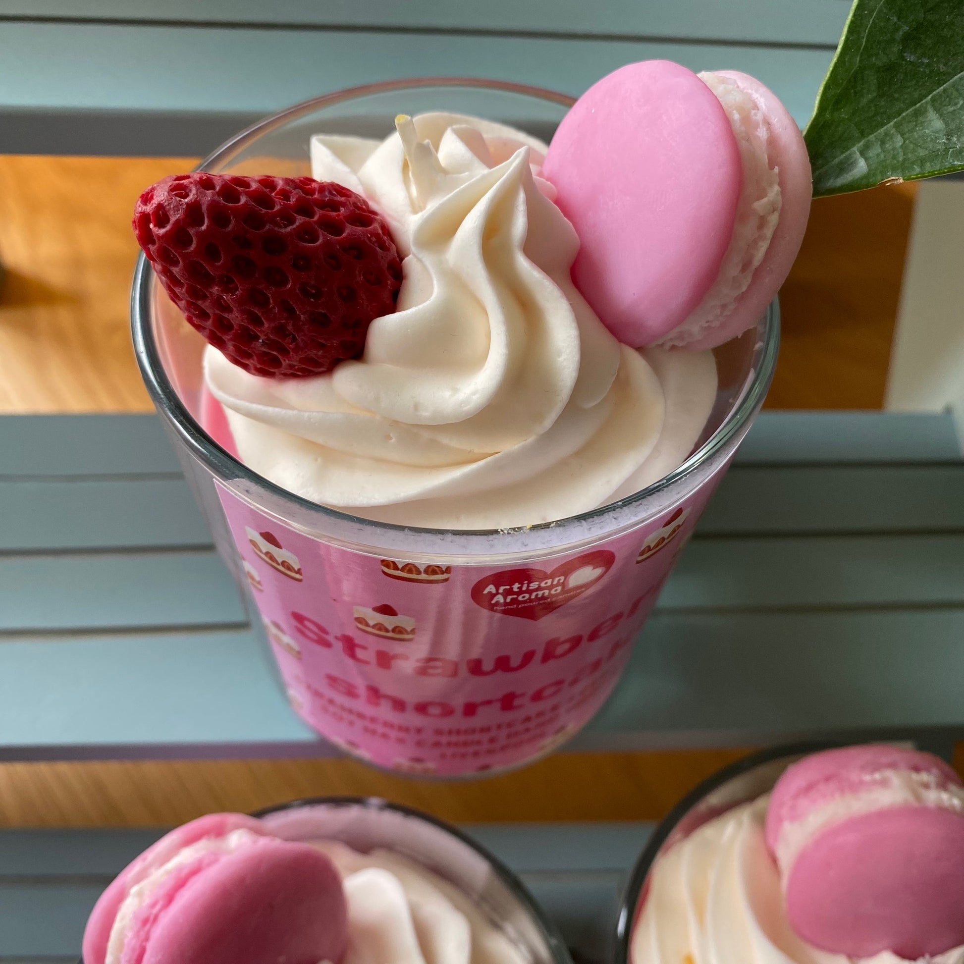 Strawberry Shortcake Scented Desert Candle