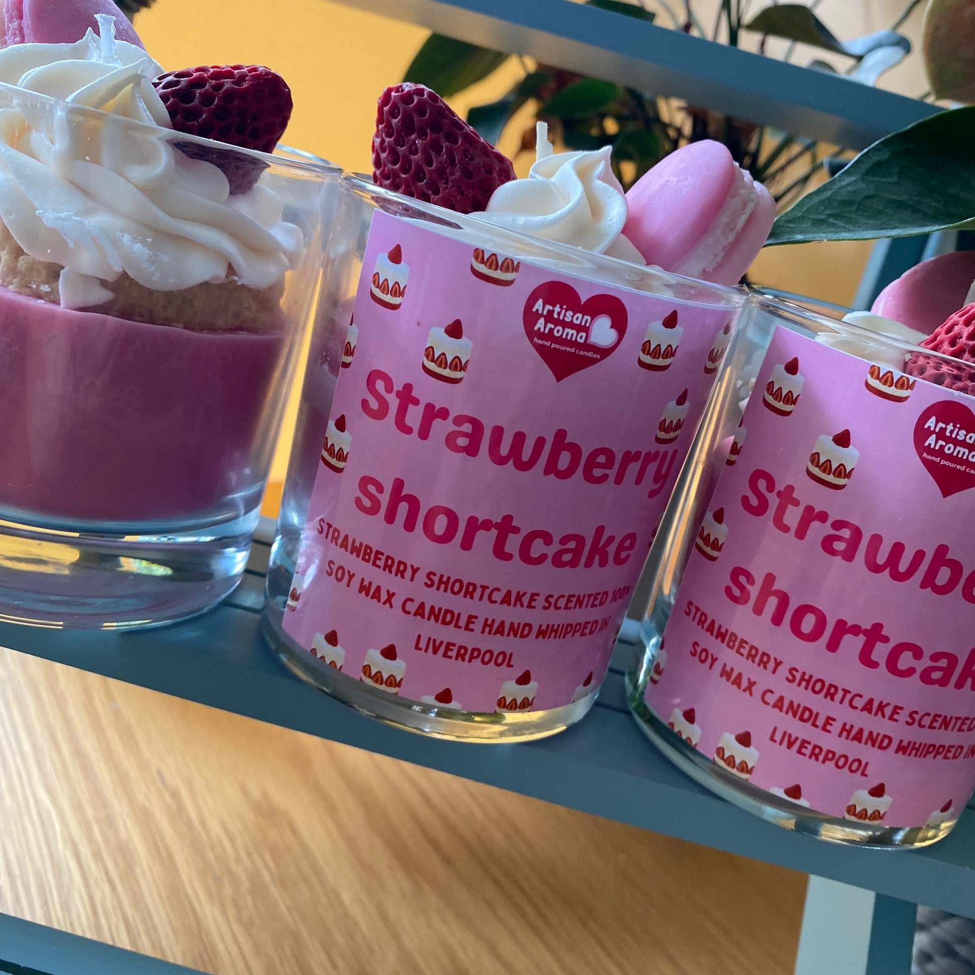 Strawberry Shortcake Scented Desert Candle