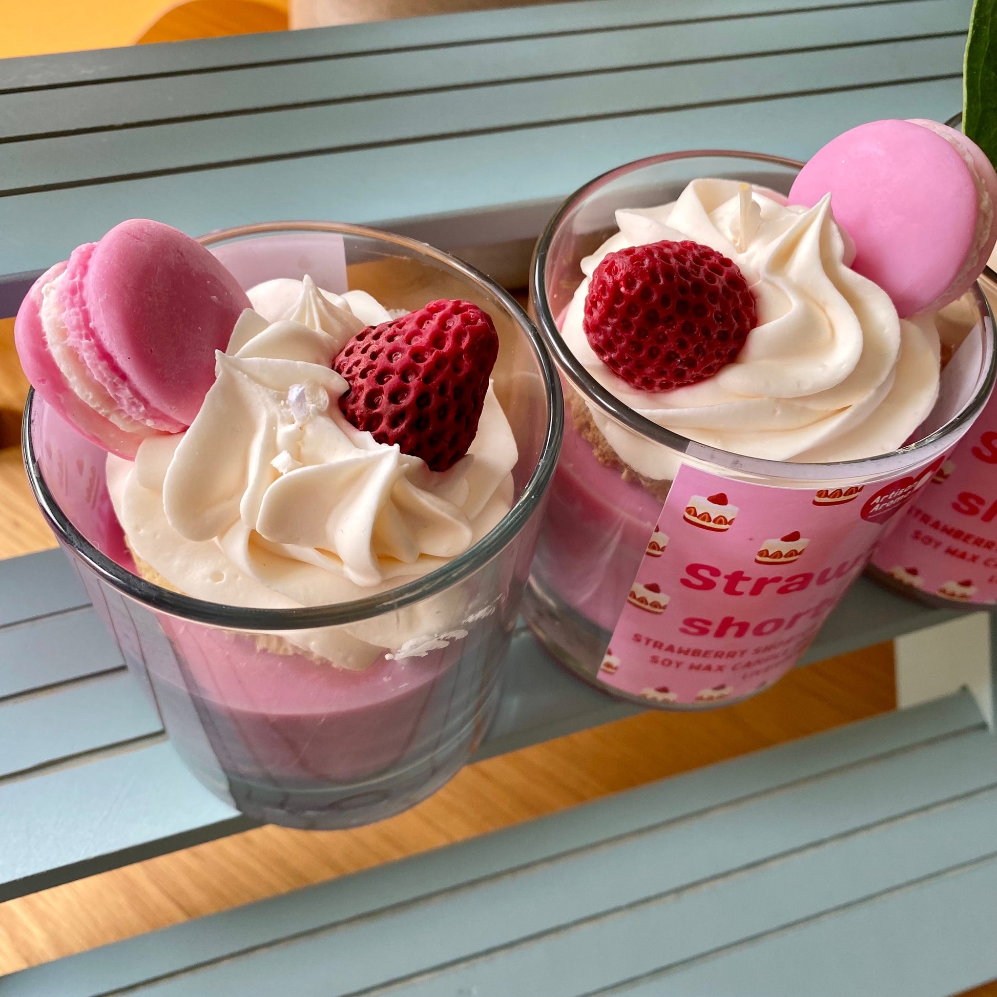 Strawberry Shortcake Scented Desert Candle