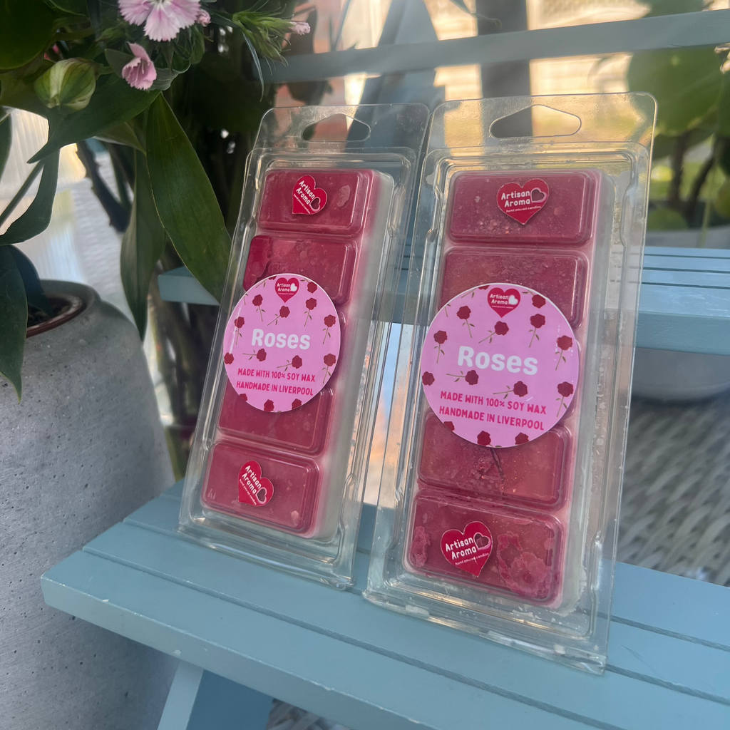 Rose scented Wax Melt Snap Bar