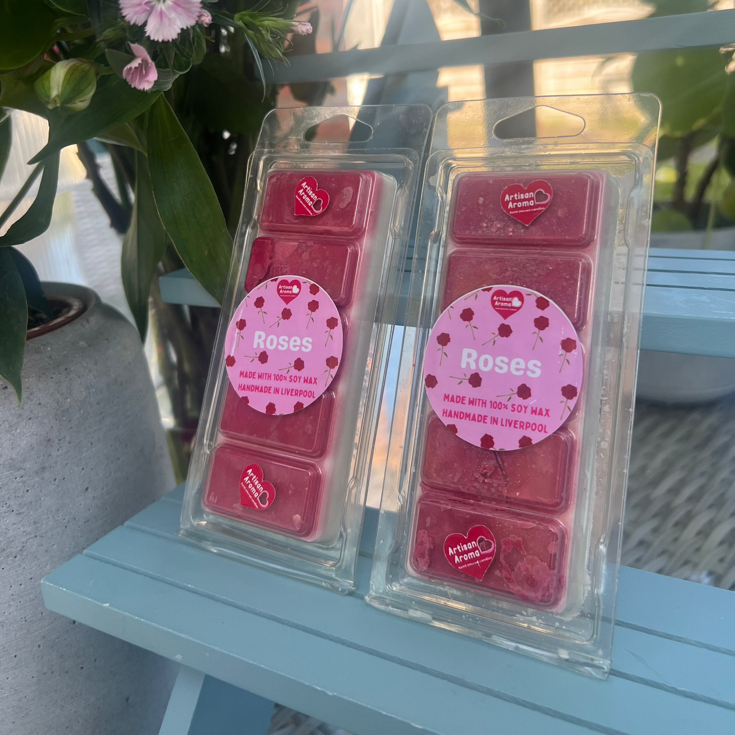 Rose scented Wax Melt Snap Bar