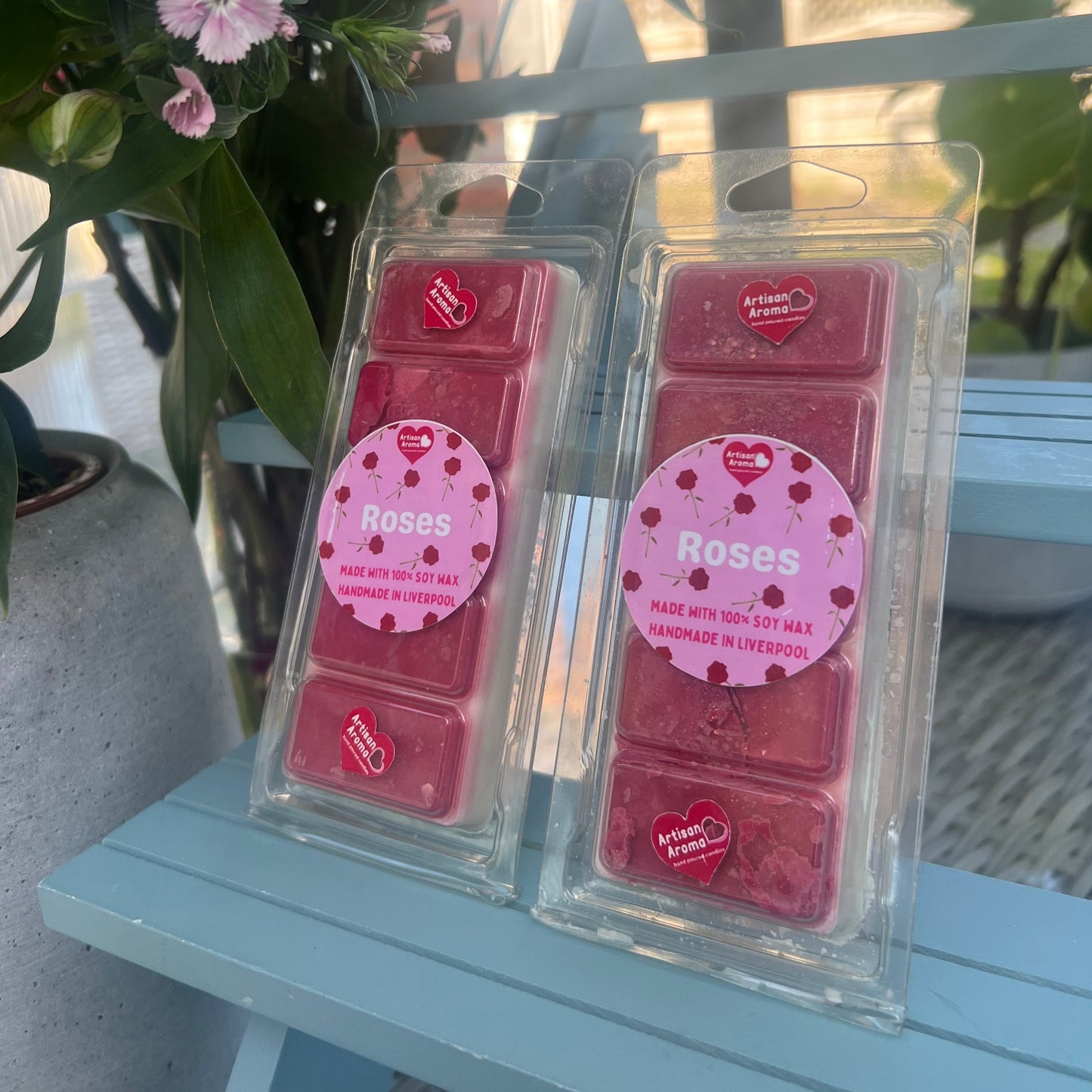 Rose Wax Melt Snap Bar