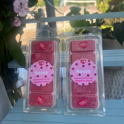 Rose scented Wax Melt Snap Bar