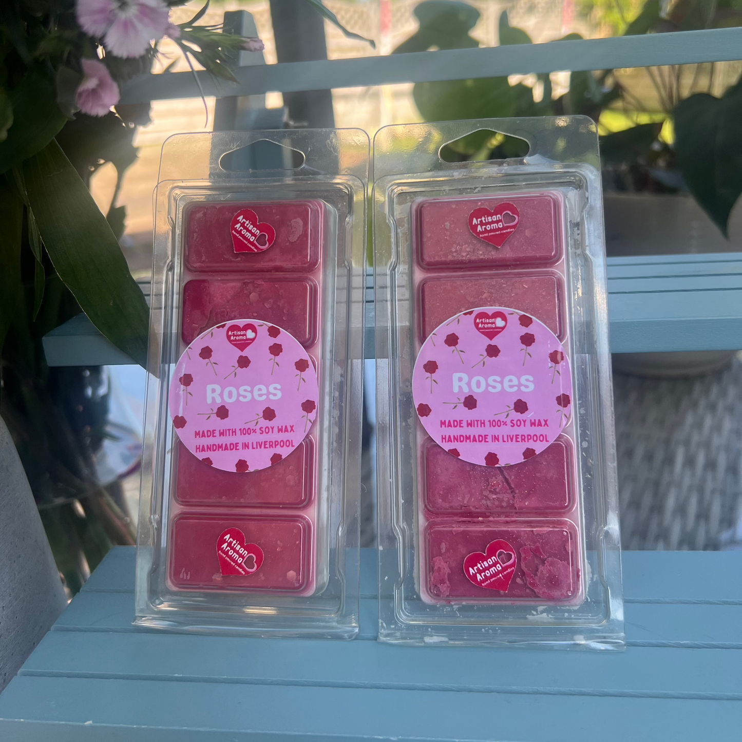 Rose scented Wax Melt Snap Bar