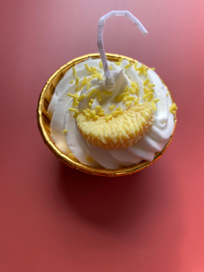 Lemon Candle Cupcakes