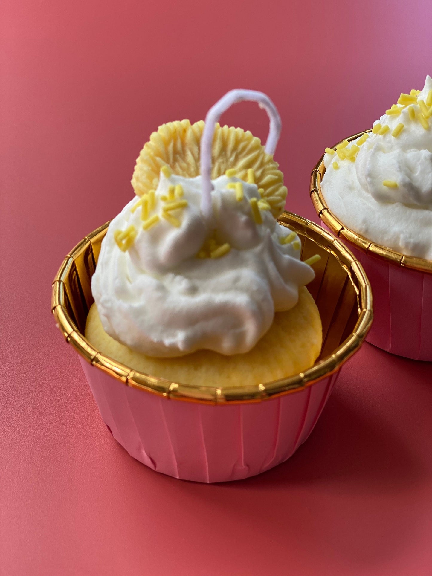 Lemon Candle Cupcakes