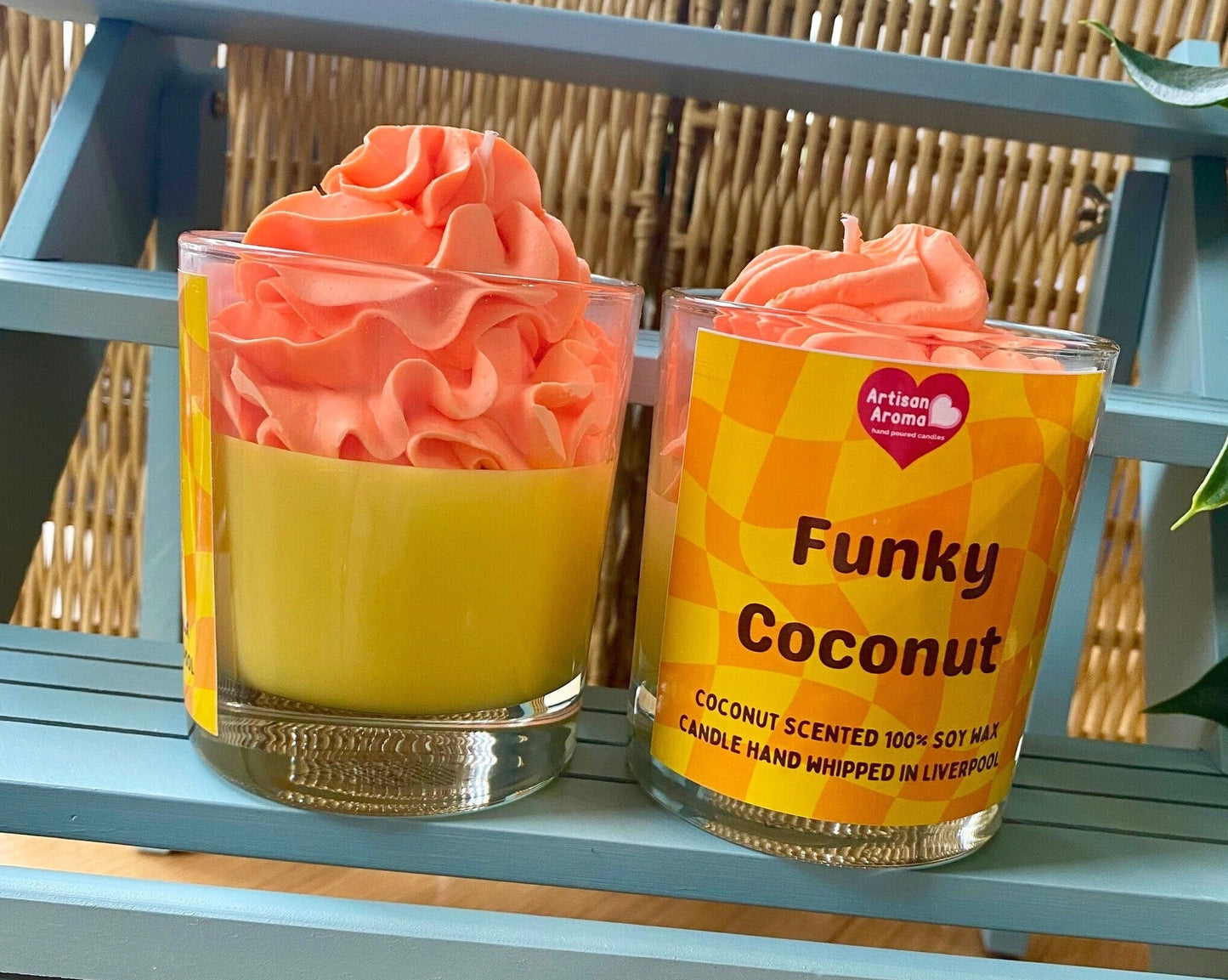 Coconut Scented Whip Top Candle