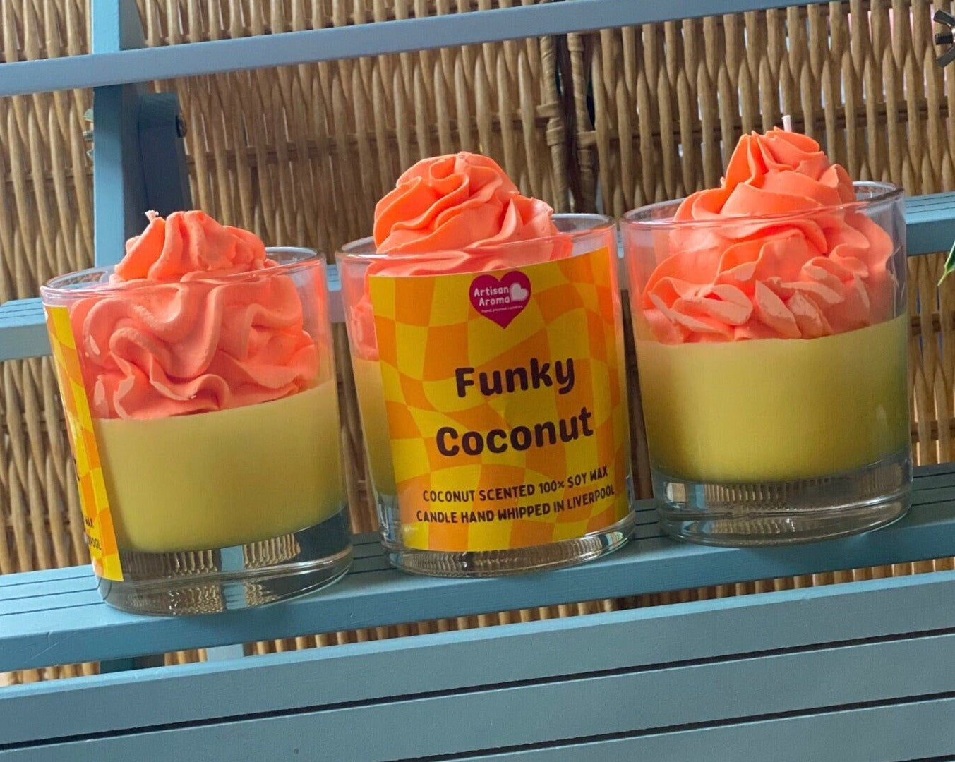 Coconut Scented Whip Top Candle