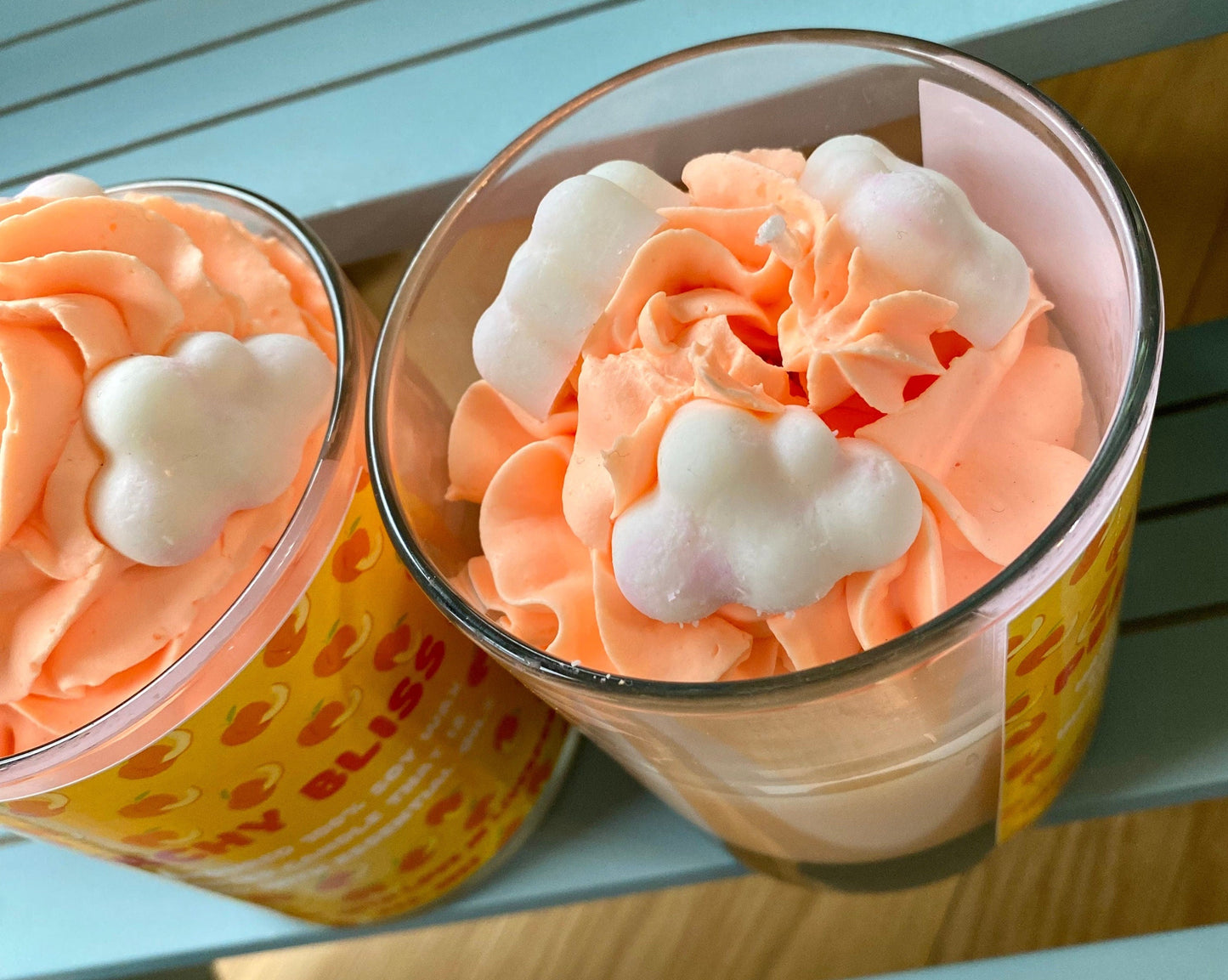 Sweet Peach Macaron Scented Desert Candle