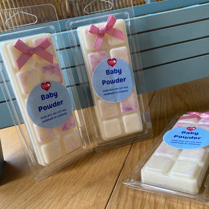 Baby Powder Wax Melt Snap Bar