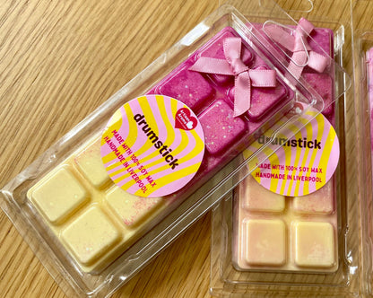 Drumstick Raspberry & Vanilla Wax Melt Snap Bar