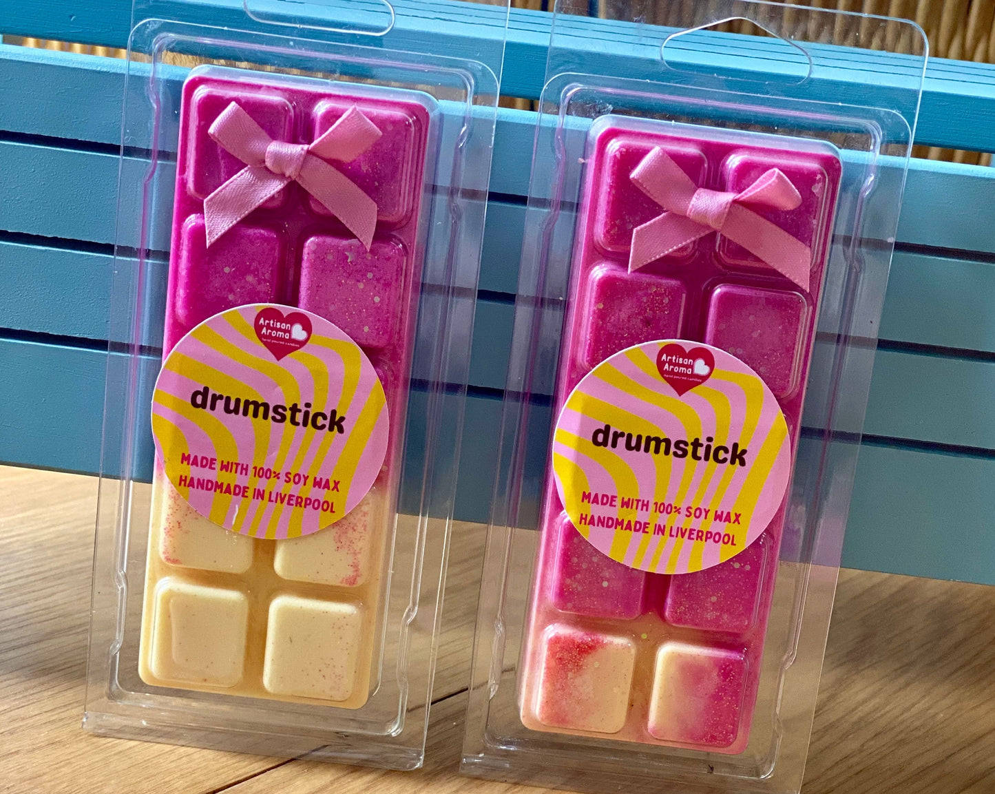 Drumstick Raspberry & Vanilla Wax Melt Snap Bar