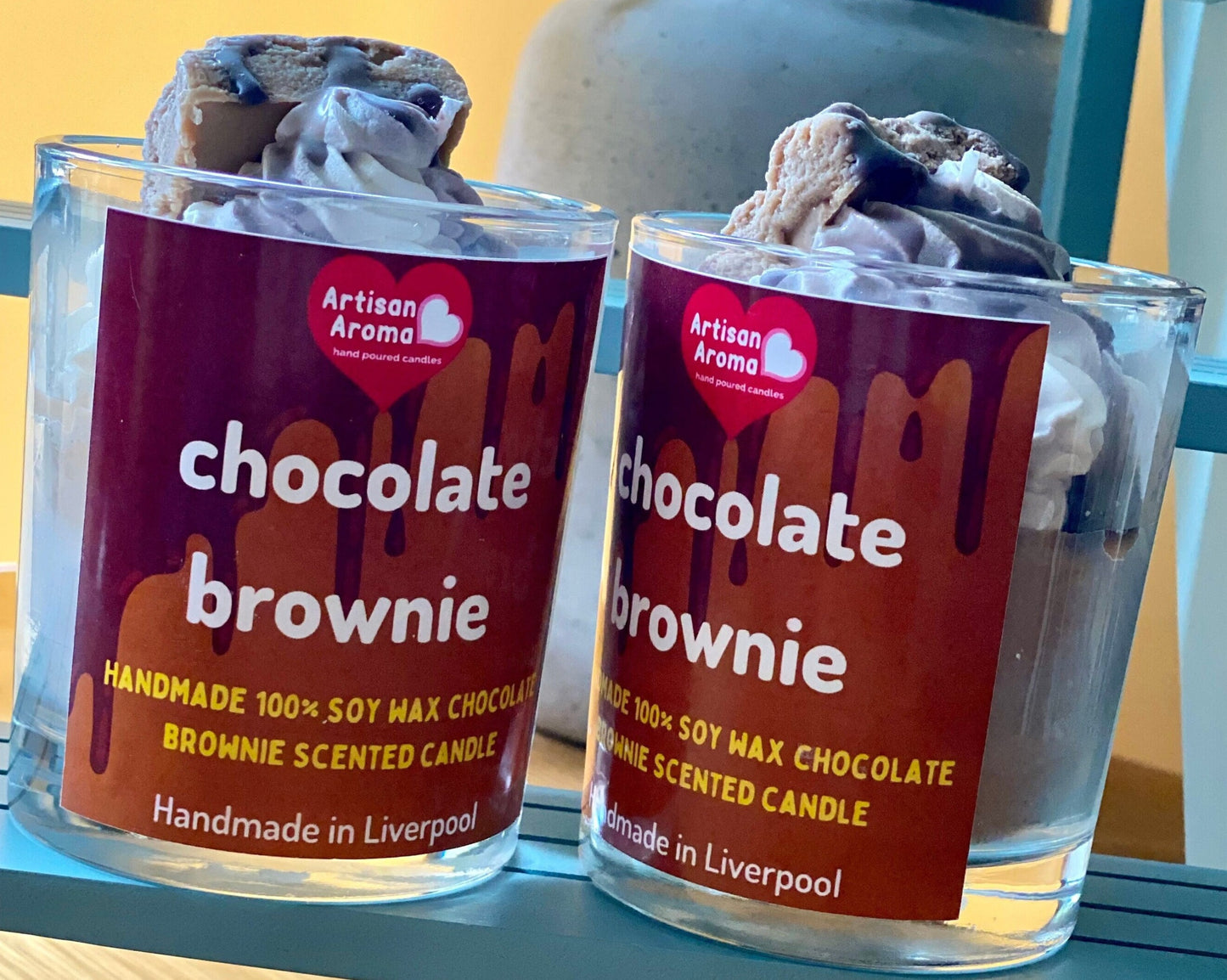 Chocolate Brownie Scented Desert Candle