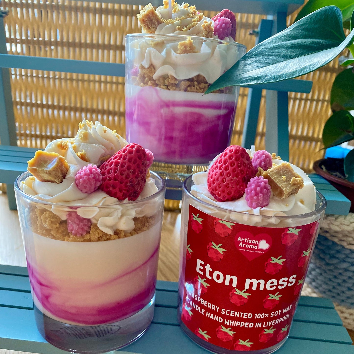 Eton Mess Raspberry Scented Desert Candle