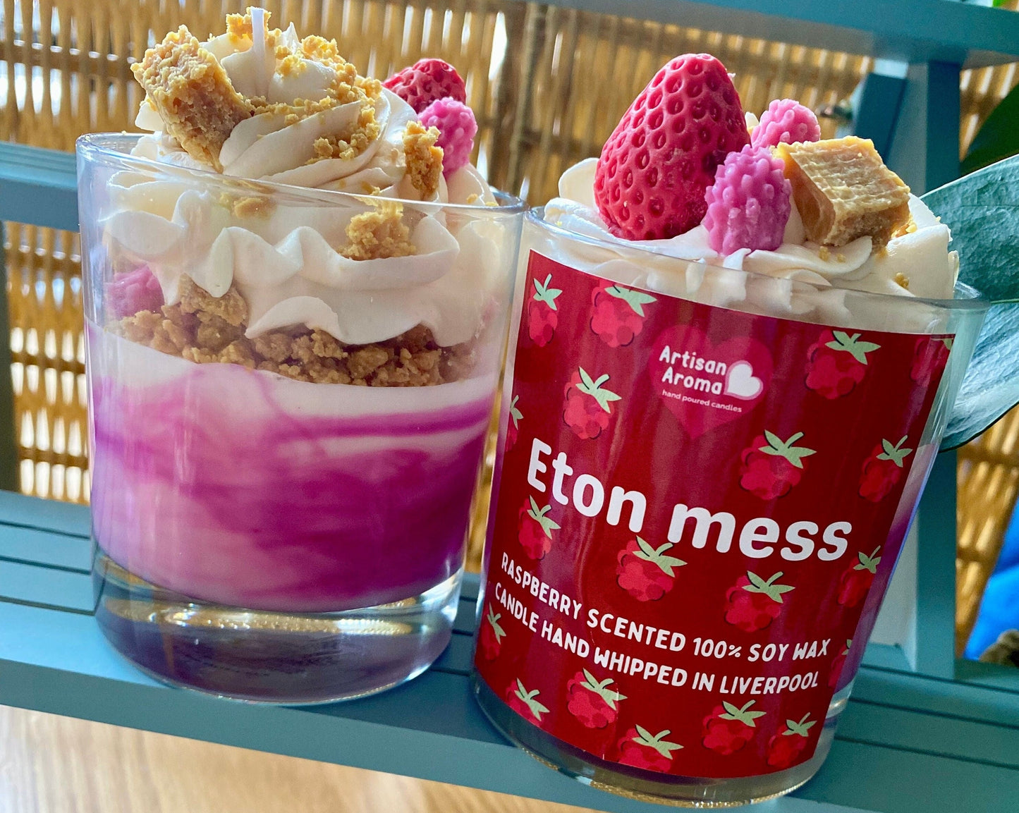 Eton Mess Raspberry Scented Desert Candle