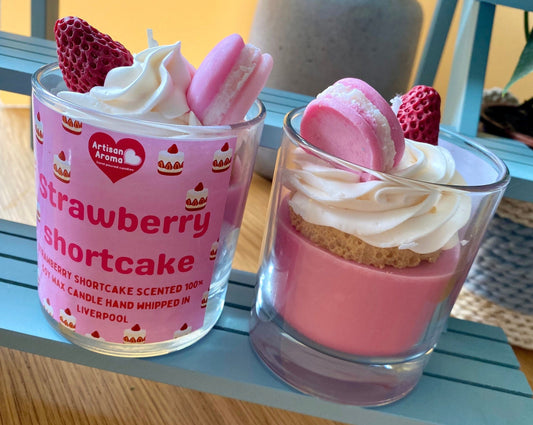 Strawberry Shortcake Scented Desert Candle