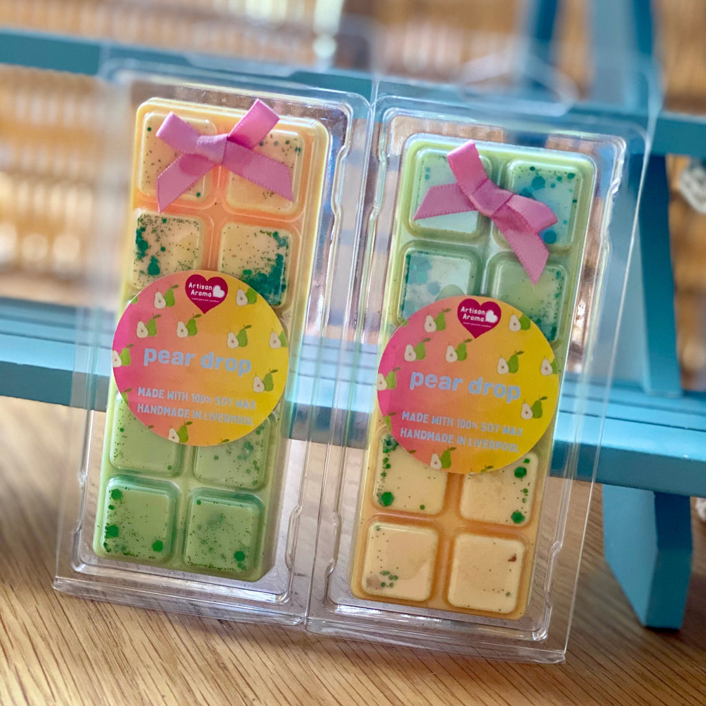 Pear Drop Scented Wax Melt Snap Bar