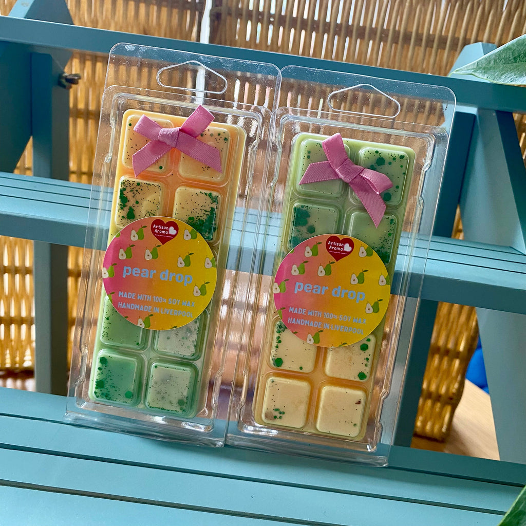 Pear Drop Scented Wax Melt Snap Bar