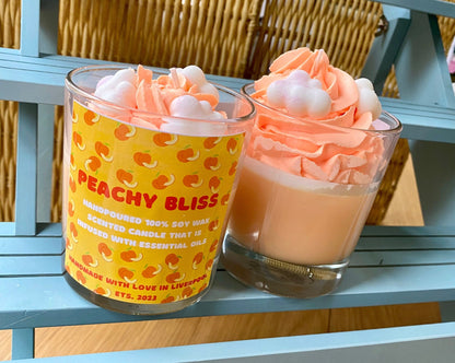 Sweet Peach Macaron Scented Desert Candle