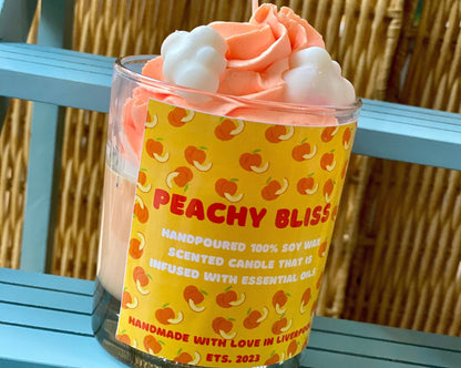 Sweet Peach Macaron Scented Desert Candle