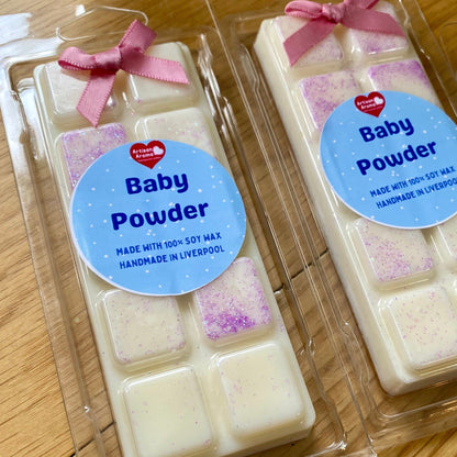 Baby Powder Wax Melt Snap Bar