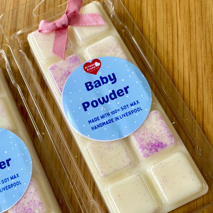 Baby Powder Wax Melt Snap Bar