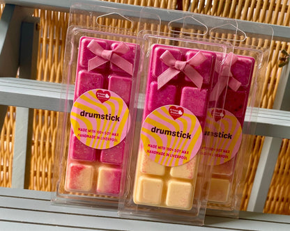 Drumstick Raspberry & Vanilla Wax Melt Snap Bar