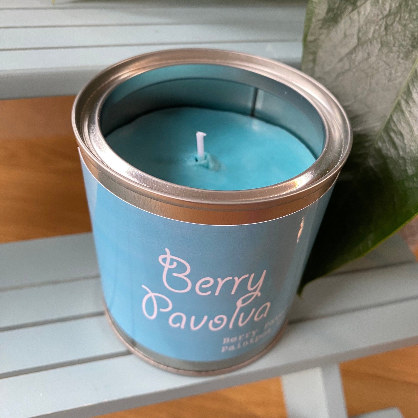 Berry Pavlova Candle Scented Paint Pot Tin