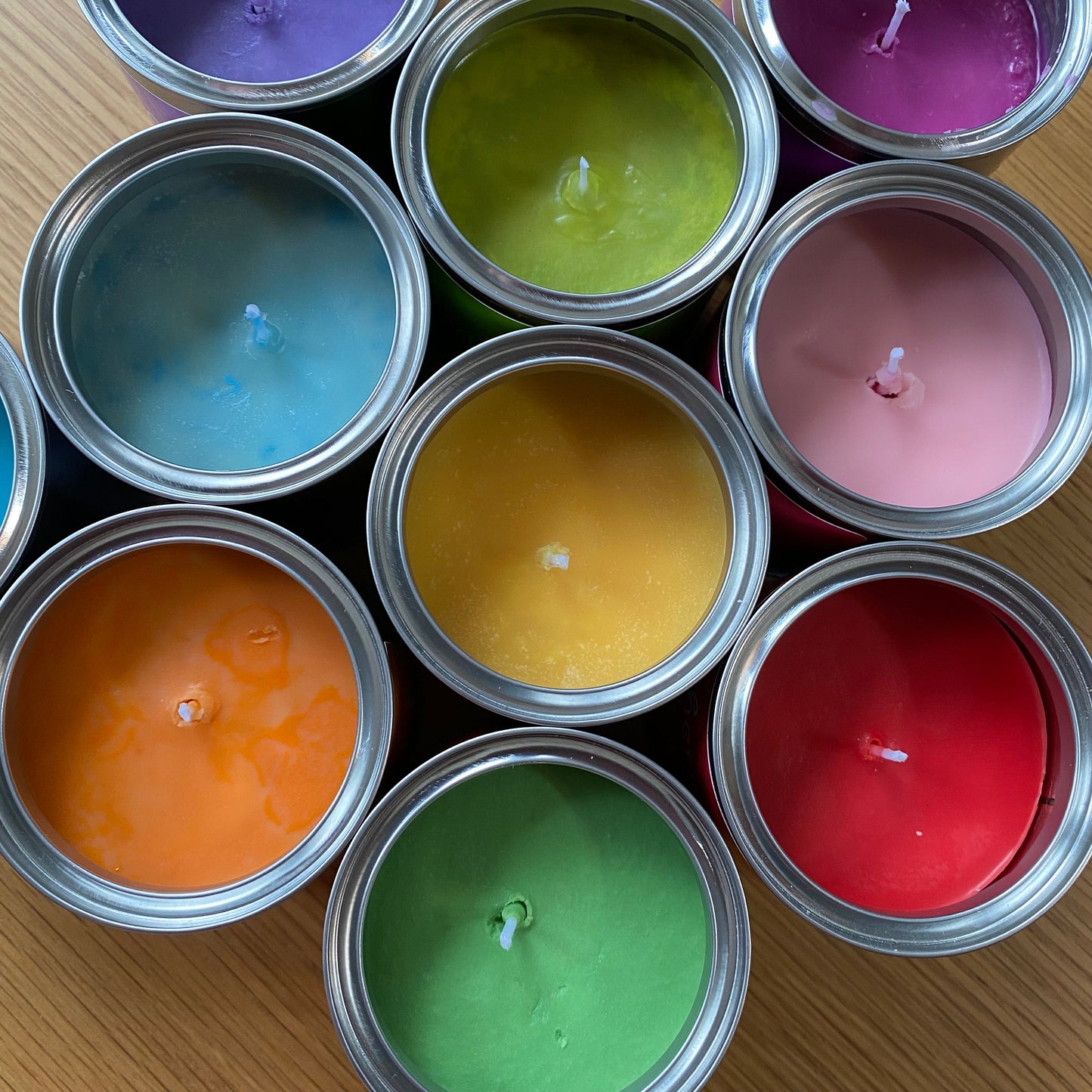 Birthday Cake Candle Scented Paint Pot Tin