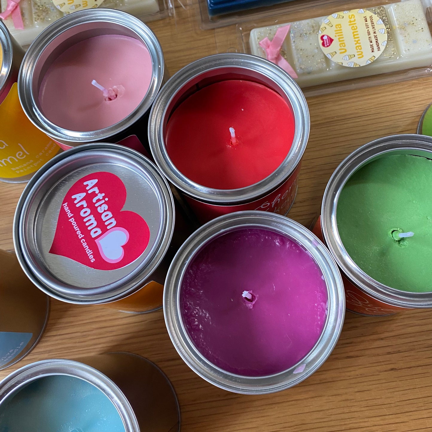 Baby Powder Candle Scented Paint Pot Tin