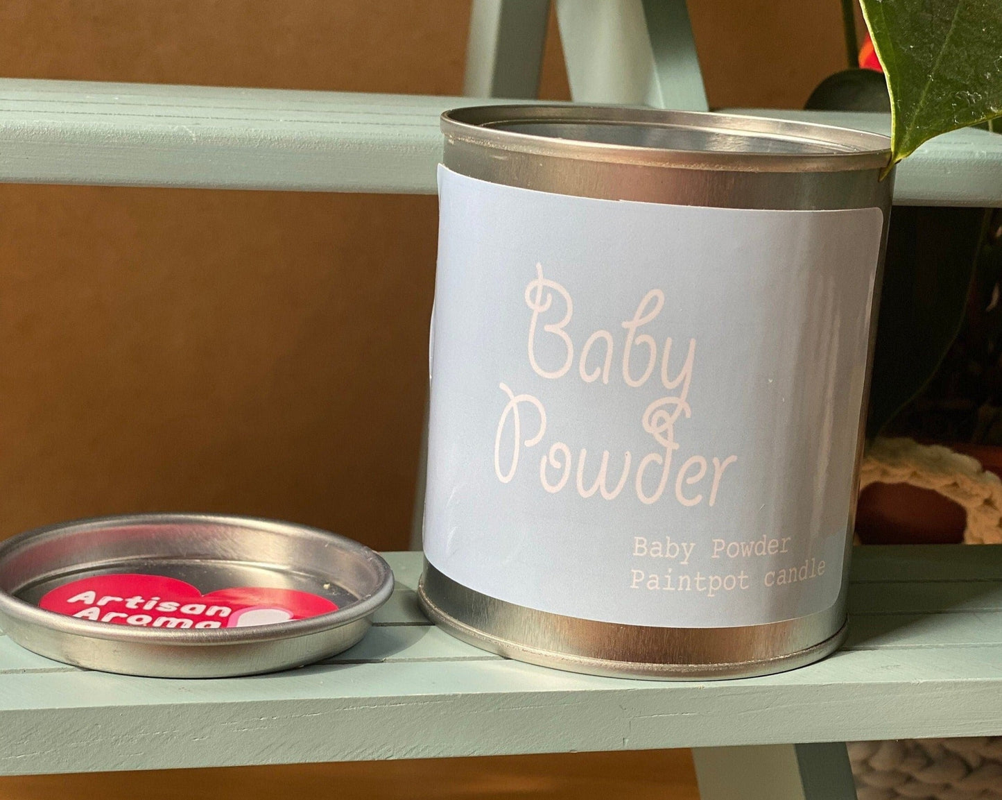 Baby Powder Candle Scented Paint Pot Tin