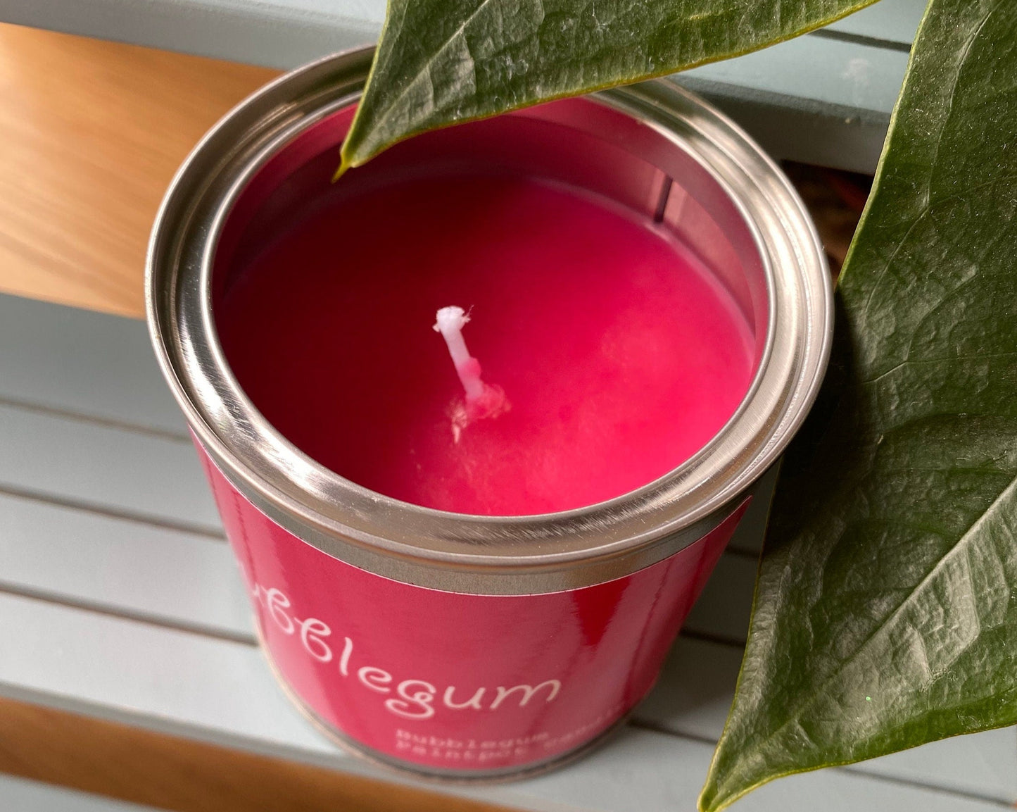 Bubblegum Candle Scented Paint Pot Tin